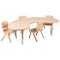 Flash Furniture Kidney 35 W, 65 L, 23.75 H, Plastic, Steel, Brown YU-YCX-0043-2-MOON-TBL-NAT-E-GG - alternate 4